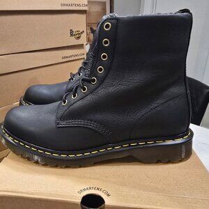 Dr. Martens 1460 Grizzly Winter Black 31873001 Unisex Boots Shoes Mens Size 12